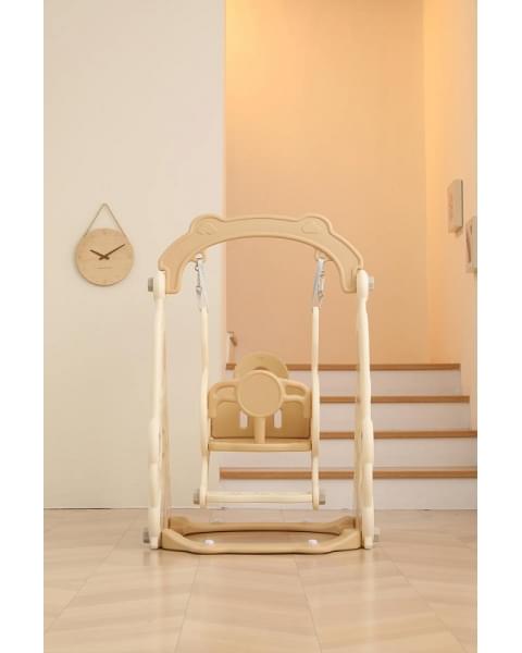 Горка с качелями UNIX Kids Car Camel