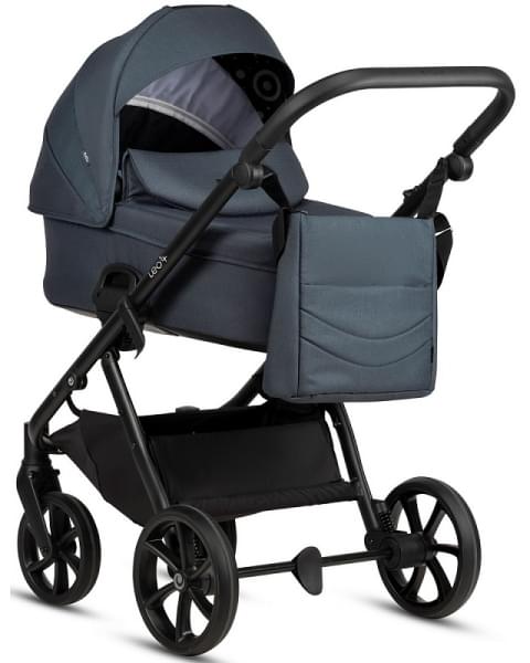 Детская коляска Tutis Leo 3 Plus 3 в 1 с автокреслом Elo Lux EduSky Black 1582211 India Ink