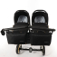 Коляска для двойни 2 в 1 Junama Diamond Special Duo, JDS-02 (Черный / Золото)