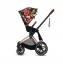 Коляска 3 в 1 Cybex Priam III Spring Blossom шасси Chrome Brown, Dark (Темный)