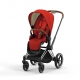 Коляска прогулочная Cybex Priam IV шасси Chrome Brown, Autumn Gold (Оранжевый)