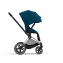 Коляска прогулочная Cybex Priam IV шасси Matt Black, Mountain Blue (Синий)