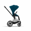 Коляска прогулочная Cybex Priam IV шасси Chrome Brown, Mountain Blue (Синий)