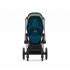 Коляска 2 в 1 Cybex Priam IV шасси Chrome Brown, Mountain Blue (Синий)