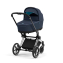Коляска 3 в 1 Cybex Priam IV шасси Rose Gold, Nautical Blue (Темно-синий)