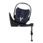Коляска 3 в 1 Cybex Priam IV шасси Rose Gold, Nautical Blue (Темно-синий)