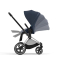 Коляска 3 в 1 Cybex Priam IV шасси Rose Gold, Nautical Blue (Темно-синий)