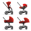 Коляска 3 в 1 Cybex Priam IV шасси Chrome Black, Autumn Gold (Оранжевый)