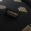 Коляска 2 в 1 Junama Glow V2, JGLv2-05 (Черная кожа / Черный / Рама золото)