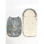 Конверт зимний меховой Amarobaby Snowy Travel, Горы / Cерый, 105 см