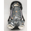 Конверт зимний меховой Amarobaby Snowy Travel, Горы / Cерый, 105 см