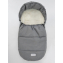 Конверт зимний меховой Amarobaby Snowy Baby, Серый, 85 см