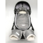 Конверт зимний меховой Amarobaby Snowy Baby, Серый, 85 см