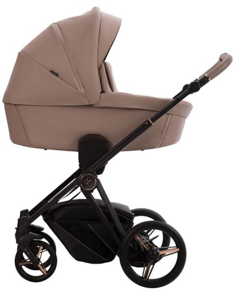 Детская коляска Bebetto Monti Pro 2 в 1 03 Stella бежевая кожа