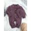 Комбинезон вязаный AmaroBaby Pure Love с шапочкой фиолетовый 56