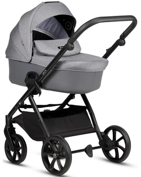 Детская коляска Tutis Leo 3 Plus 3 в 1 с автокреслом Elo Lux EduSky Black 1582227 Stone Grey