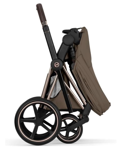 Коляска Cybex Priam V Rosegold Style Collection 2 в 1 Coconut Brown
