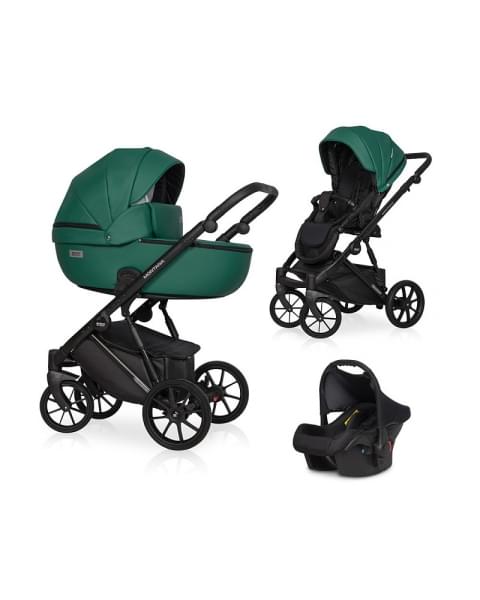 Детская коляска Riko Basic Montana Ecco 3 в 1 13 Emerald