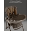 Стульчик детский для кормления Amarobaby, Gourmet, коричневый