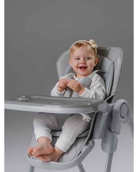 Стульчик детский для кормления Amarobaby, Gourmet, коричневый