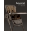 Стульчик детский для кормления Amarobaby, Gourmet, коричневый