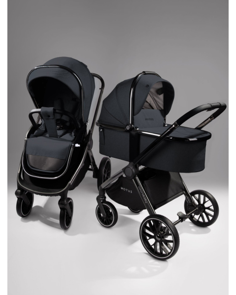 Детская коляска AmaroBaby Motus V2 3 в 1 серый