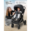 Детская коляска AmaroBaby Motus V2 3 в 1 серый