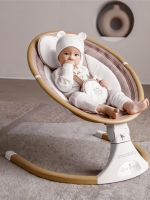 Электронные качели детские AMAROBABY ERGO SWING, бежевый