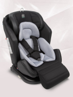 Автокресло детское AMAROBABY Favorite ISOFIX  с усиленной боковой поддержкой, группа 0+/1/2/3, (чёрный/серый)