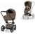 Коляска Cybex Priam V Rosegold Style Collection 2 в 1 Coconut Brown
