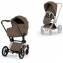 Коляска Cybex Priam V Rosegold Style Collection 2 в 1 Coconut Brown