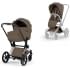 Коляска Cybex Priam V Rosegold Style Collection 2 в 1 Coconut Brown