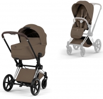 Коляска Cybex Priam V Rosegold Style Collection 2 в 1 Coconut Brown