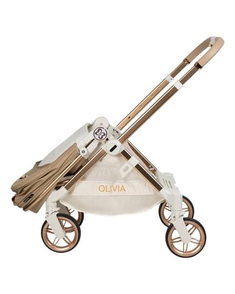 Коляска прогулочная Farfello Olivia O2b,бежевый