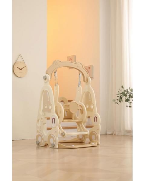 Горка с качелями UNIX Kids Car Camel