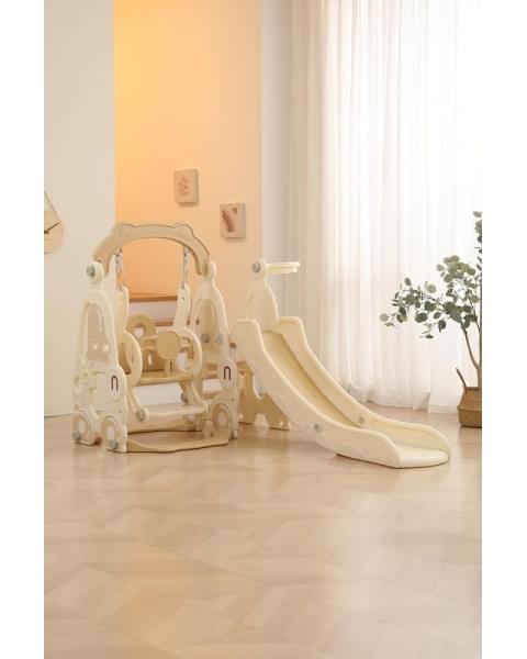 Горка с качелями UNIX Kids Car Camel