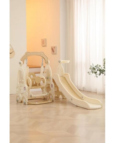 Горка с качелями UNIX Kids Car Camel