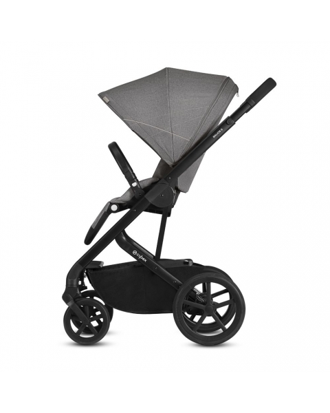 Коляска прогулочная Cybex Balios S Lux шасси Silver, Magnolia Pink (Розовый / Без дождевика)