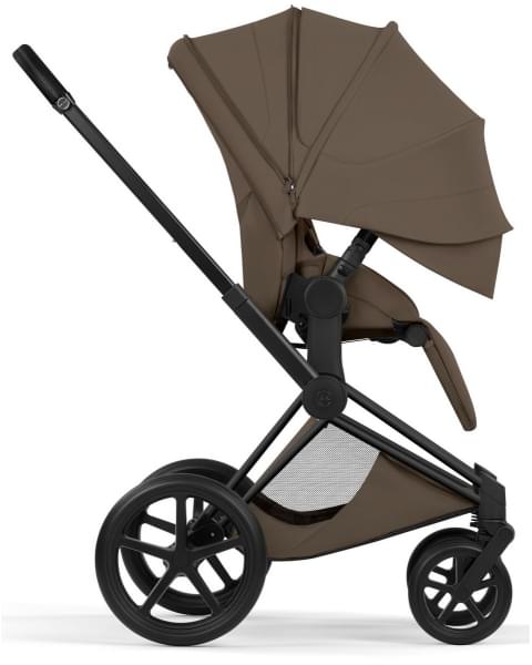Коляска Cybex Priam V Matt Black Style Collection 2 в 1 Coconut Brown