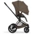 Коляска Cybex Priam V Matt Black Style Collection 2 в 1 Coconut Brown
