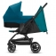 Коляска 2 в 1 Cybex Eezy S+ 2, Deep Black (Черный / С бампером / С дождевиком)