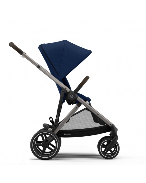 Прогулочная коляска для двойни Cybex Gazelle S шасси Taupe, Soho Grey (Серый)