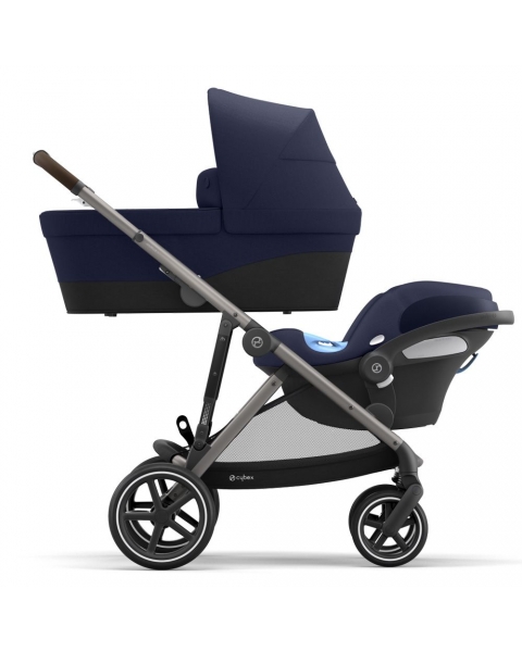 Прогулочная коляска для двойни Cybex Gazelle S шасси Taupe, Soho Grey (Серый)