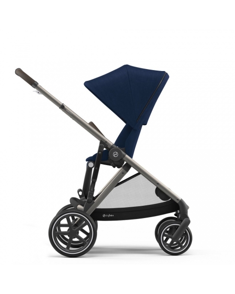 Прогулочная коляска для двойни Cybex Gazelle S шасси Taupe, Soho Grey (Серый)