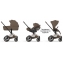 Коляска Cybex Priam V Rosegold Style Collection 2 в 1 Coconut Brown