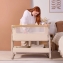 Колыбель приставная Tutti Bambini CoZee Air 2 с колесами Toasted Oak/Sand