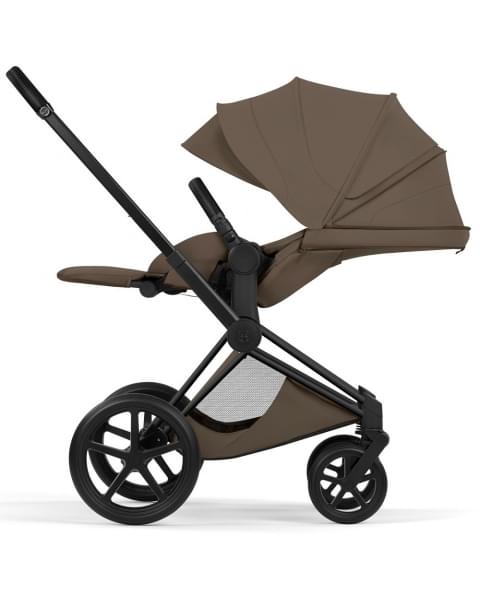 Коляска Cybex Priam V Matt Black Style Collection 2 в 1 Coconut Brown