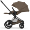 Коляска Cybex Priam V Matt Black Style Collection 2 в 1 Coconut Brown