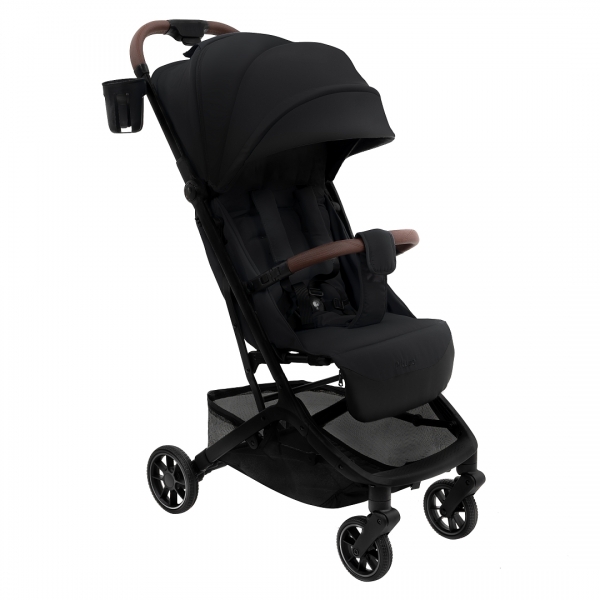 Детская прогулочная коляска Pituso Mini Black/PU