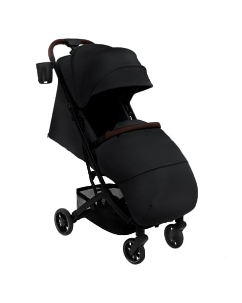 Детская прогулочная коляска Pituso Mini Black/PU